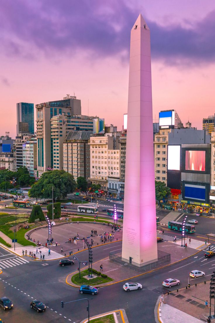 Elegant architecture and jacaranda trees in Recoleta
